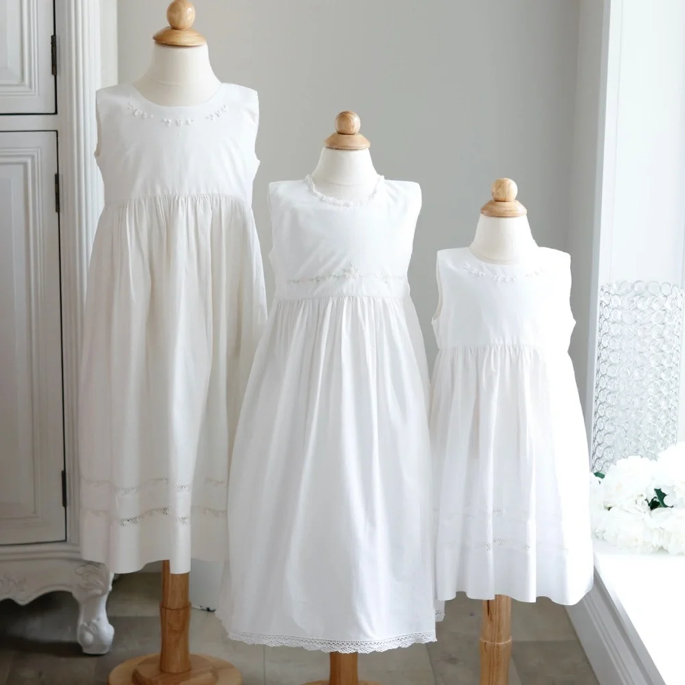 Strasburg Dress NWOT Ivory/White Cotton Lace size 10 Vacation Beach Portrait